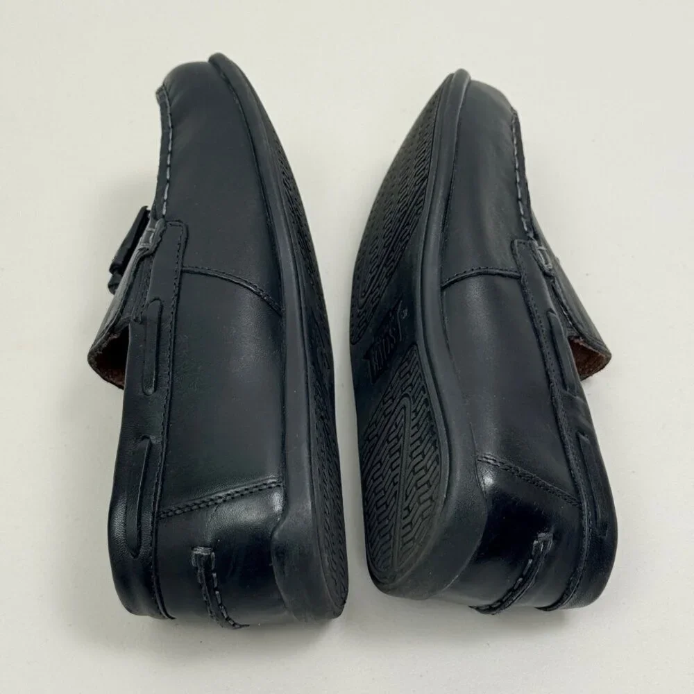 Florsheim Tassel Loafers Boys Size 5.5 M Black Leather Big Kids Dress Shoes